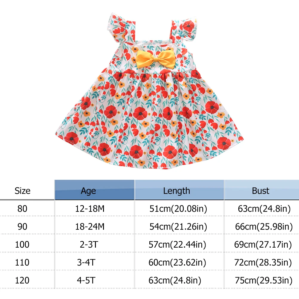 Летние платья для маленьких девочек Мягкие трапециевидной формы без рукавов с