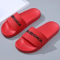 brand designer slippers comfortable outdoor casual indoor home slippers letters beach soft pool slide sandals lightweight slide