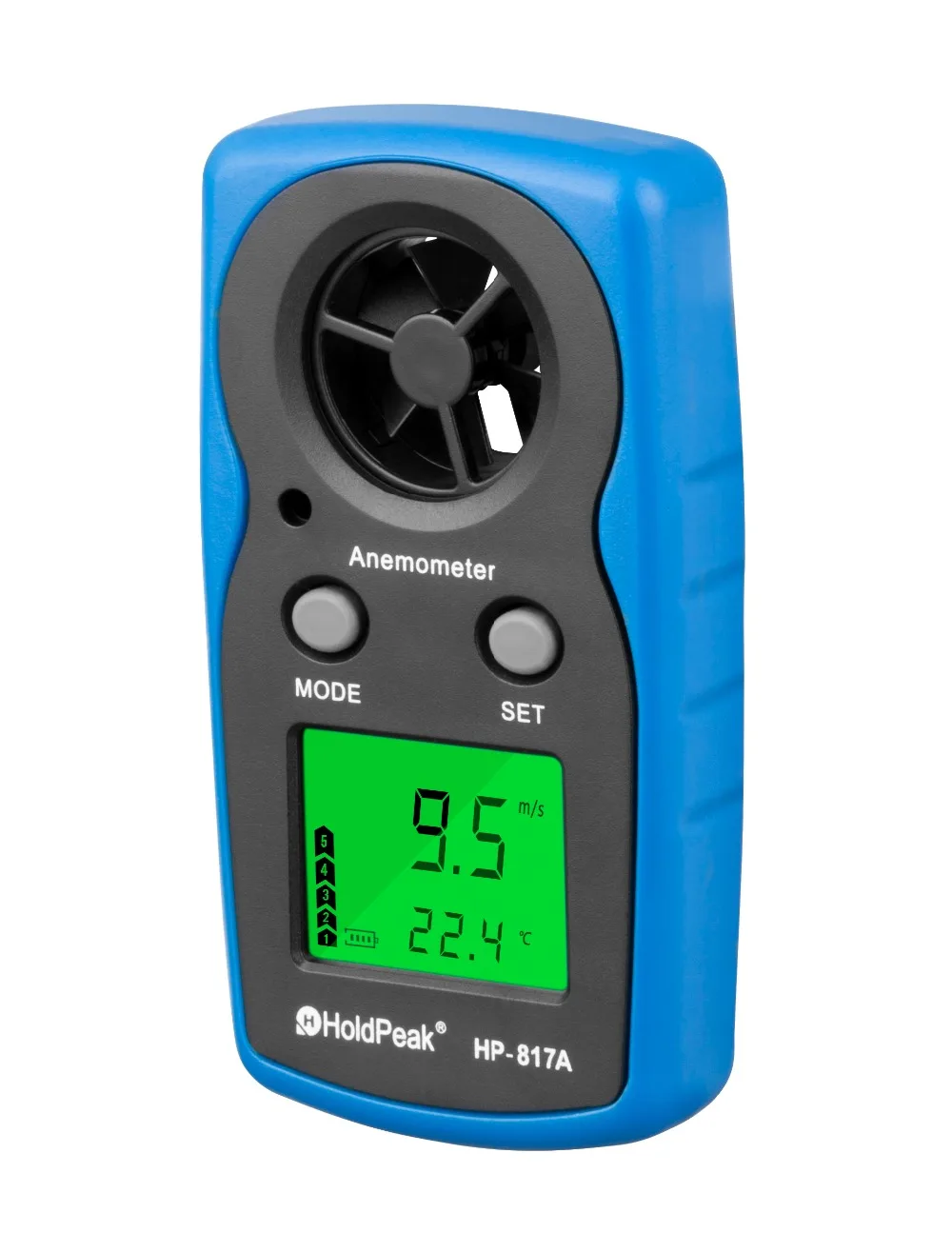 Анемометр Портативный Anemometro термометр HP-817A ветер Скорость измерителем влажности