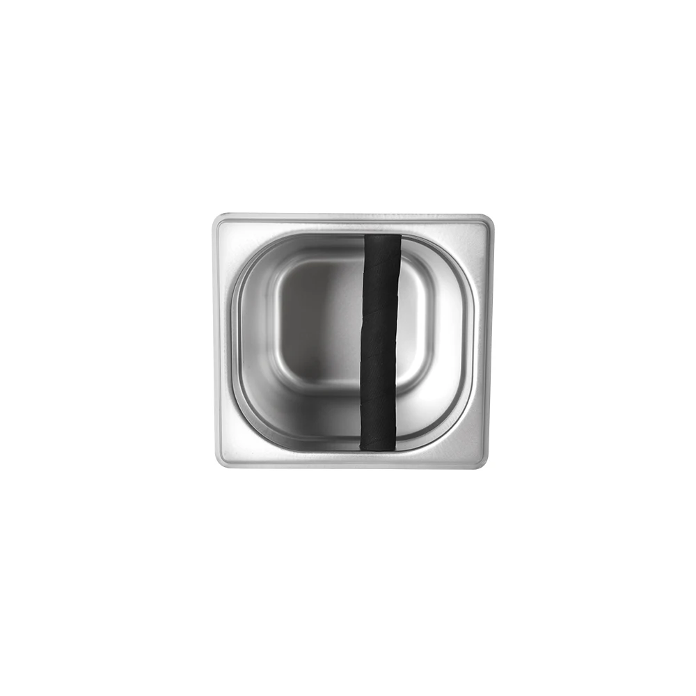 

GZZT 15cm Coffee Knock Box Stainless Steel Easy to Clean Commercial Household