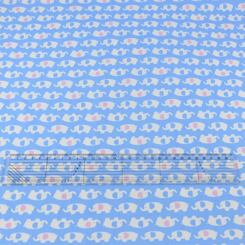 Teramila С Рисунком Слона из мультфильма дизайн саржа 100% хлопок ткань постельные