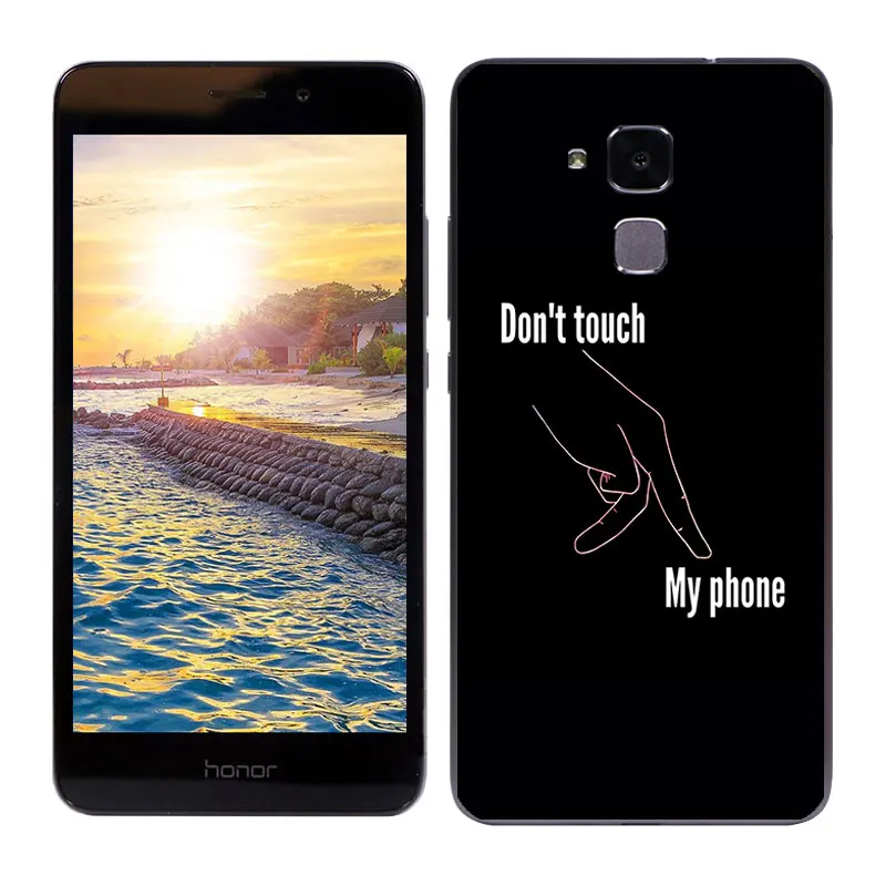 Чехлы для Huawei Honor 5C /Honor 7 Lite мягкий силиконовый чехол накладка с рисунком на тему