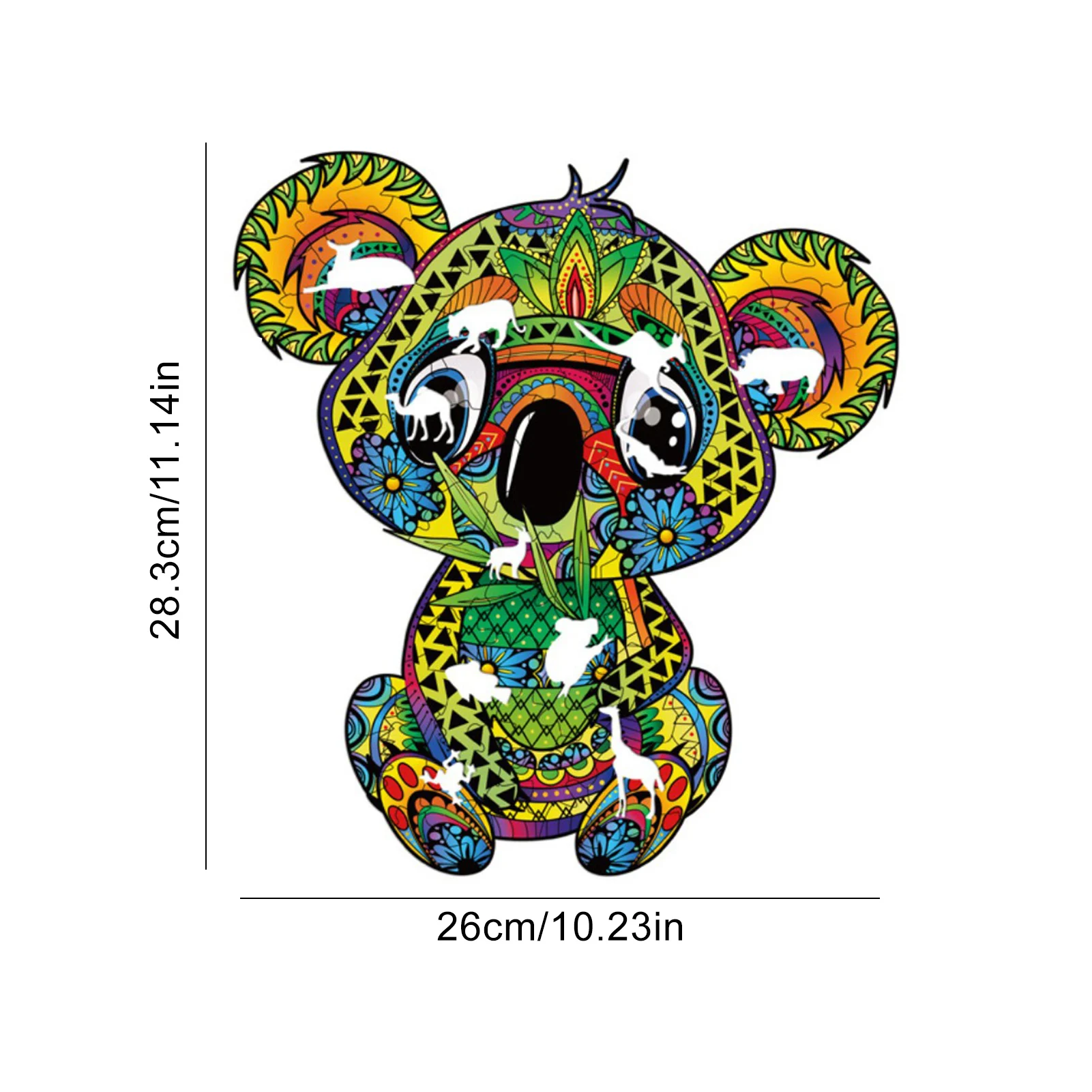 

Koala Wooden Puzzle For Adults Children DIY Wooden Puzzles Each Piece Is Animal Shaped Best Christmas Gift Wooden Jigsaw Puzzle
