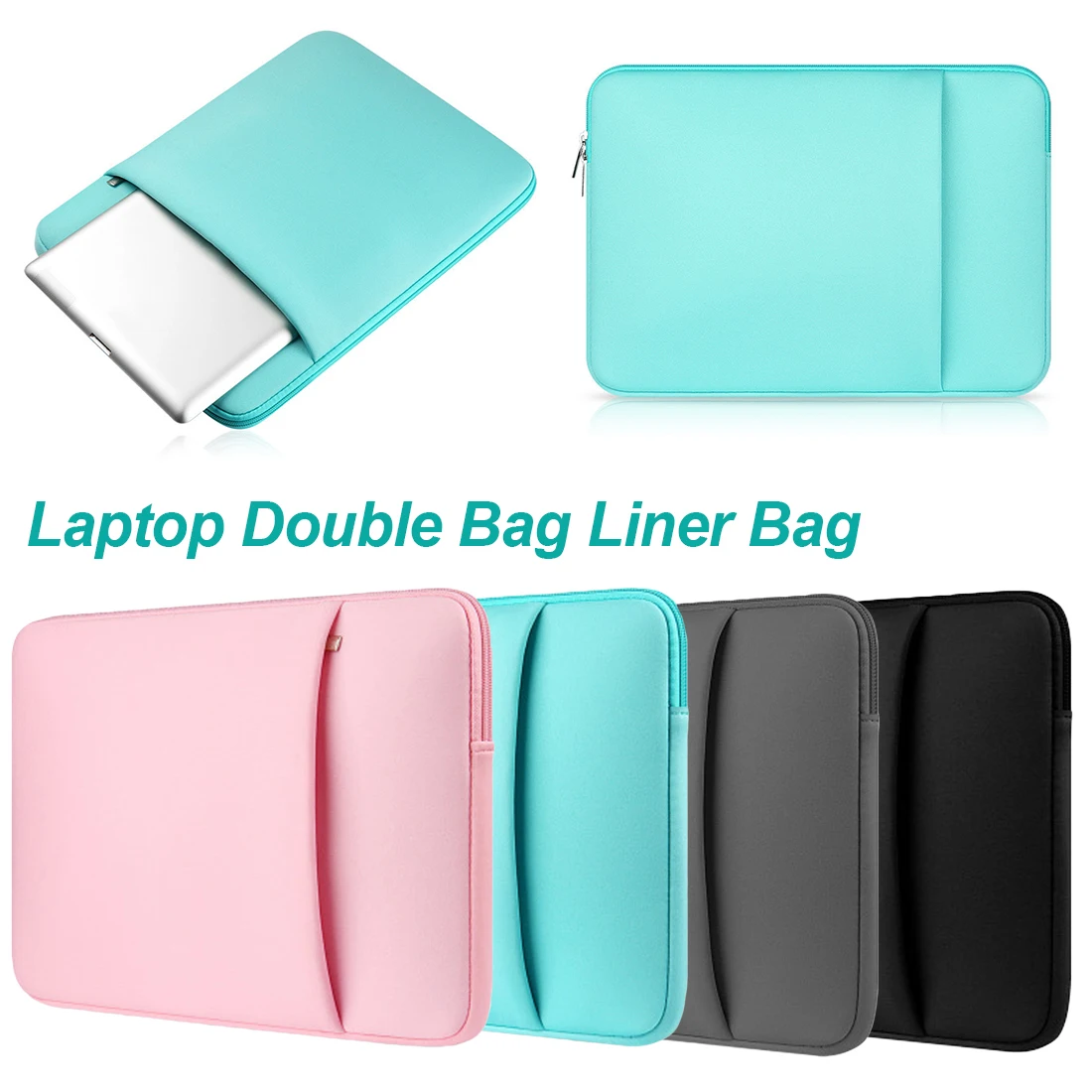 

Laptop Sleeve Bag 11" 13" 14" 15" 15.6" Notebook Case for Macbook Pro Air Retina Tablet Sleeve Cover Bag for Xiaomi Huawei HP