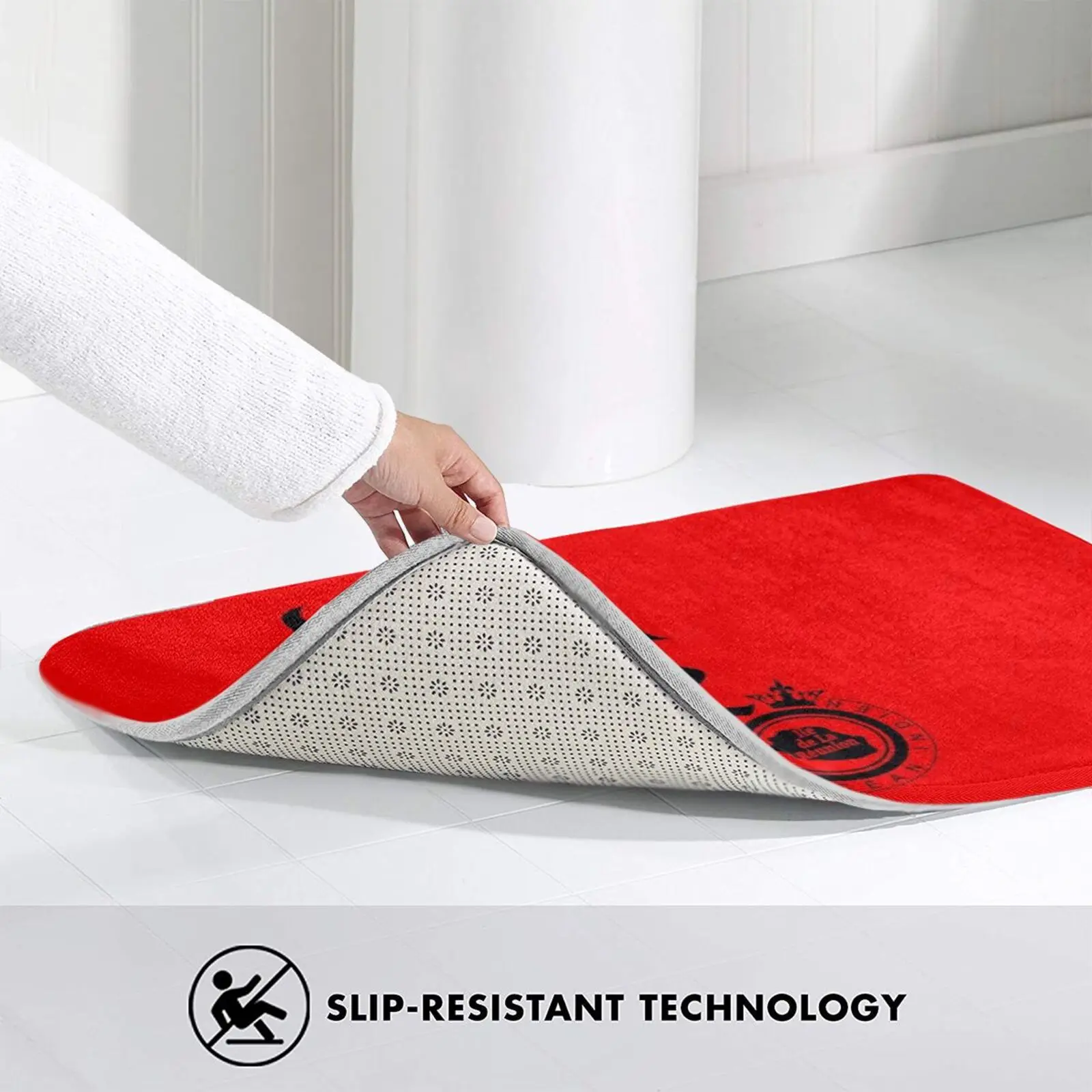 

Kreol Style 974 - Black Logo Carpet Mat Rug Cushion Soft Non - Slip 974 Logo 974 Creole Reunionnais Reunion Island Reunionese