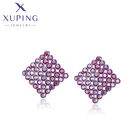 Xuping модные ювелирные изделия, Новое поступление, квадратные кристаллы, серьги для женщин, рождественский подарок 810578294