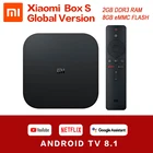 Приставка ТВ Xiaomi Mi Box S, фирменный цифровой медиаплеер Ultra HD 4K, HDR, Android 8.1, 2G8G, Wi-Fi, Google CastNetflix