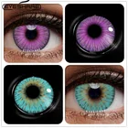 Цветные контактные линзы EYESHARE для косплея, для Хэллоуина, серия NEWYORK Pro, мягкие линзы для глаз, красота, для учеников, цветные контактные линзы ed