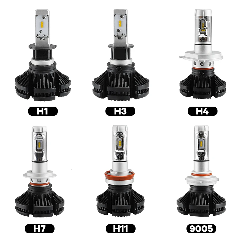 Лампа светодиодная Все в одном 50 Вт/комплект 6500 лм/комплект|Передние LED-фары для