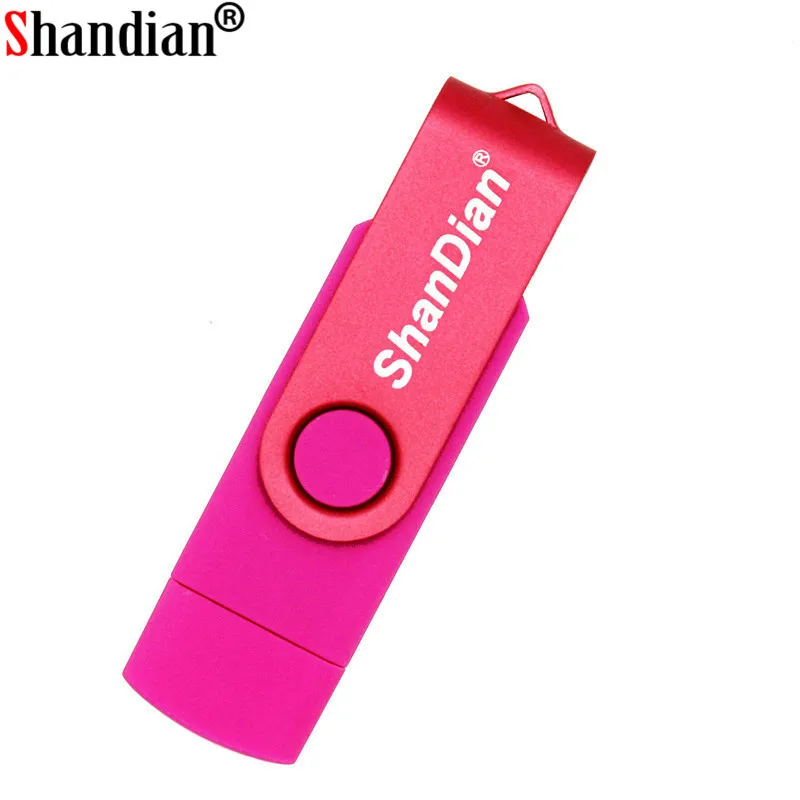 Флеш накопитель SHANDIAN 2 в 1 OTG 8 ГБ 16 32 64 USB 0|USB флэш-накопители| |