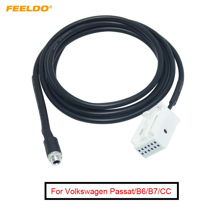 Автомобильное радио FEELDO аудио MP3 RCD510 + RCD310 AUX IN кабель адаптера для Volkswagen Passat B6 Golf