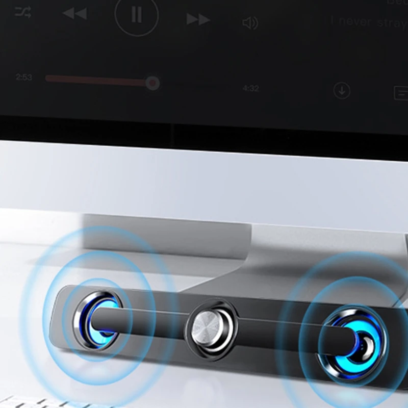 Сада V-111 компьютер Динамик USB Проводная мощный бар стерео динамик сабвуфера бас |