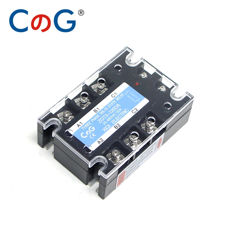 CG 3 фазы 120A 150A 200A DA трехфазный SSR DC контроль переменного тока твердотельные реле SSR 3-32 В постоянного тока до 24-480 В переменного тока