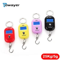 portable 25kg 5g hanging scale digital scale backlight electronic fishing weights pocket scale luggage scales kitchen steelyard
