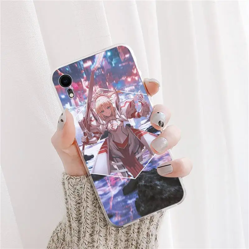 

YNDFCNB Fate Apocrypha Phone Case For iPhone X XS MAX 11 12 pro max 6 6s 7 7plus 8 8Plus 5 5S XR se 2020 case