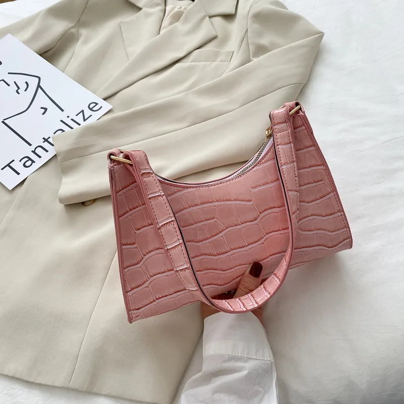 

2021 Embossed Shoulder balenciaga Women Hand Bags Leather Underarm Handbags