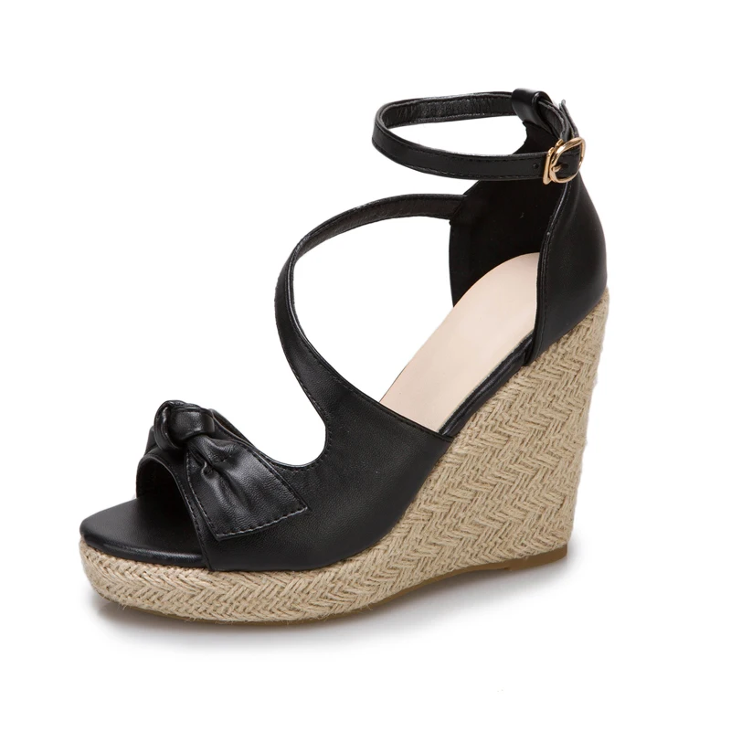 Женские босоножки 2021 г. Летние пикантные Модные Повседневные туфли на танкетке