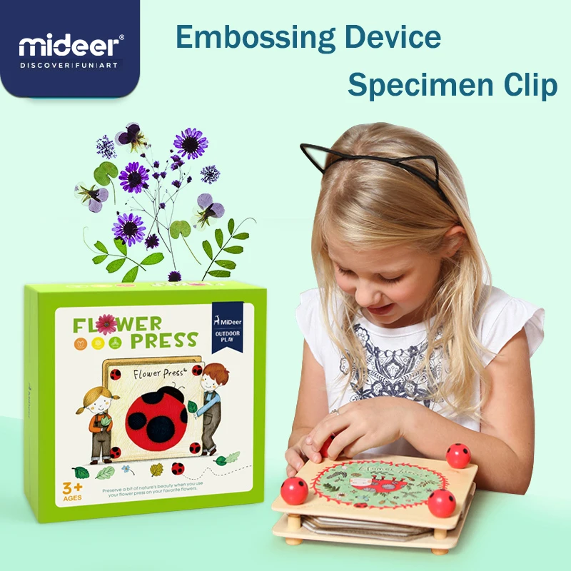 Mideer строительный зажим с тиснением детская ручная игрушка сделай сам изучение