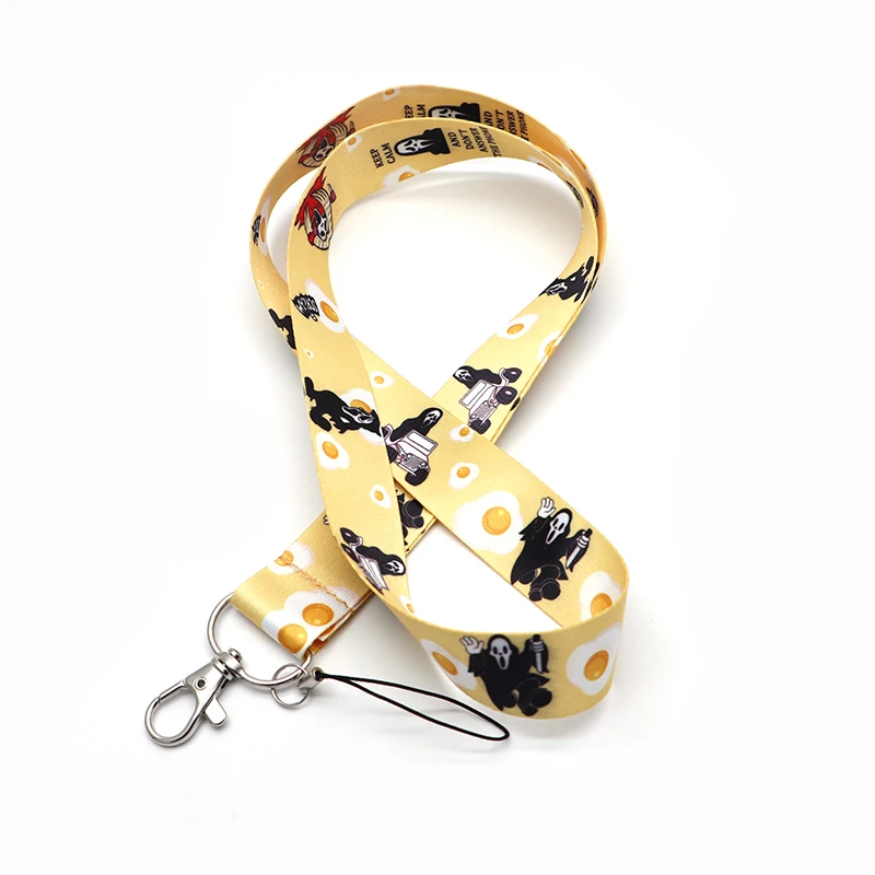 Страшные ремешки с петлей на шею для ключей держатели ID карт цепь буквы USB