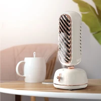 the new retro mini fan humidifier dual use desk face silent shake head convenient spray electric fan usb