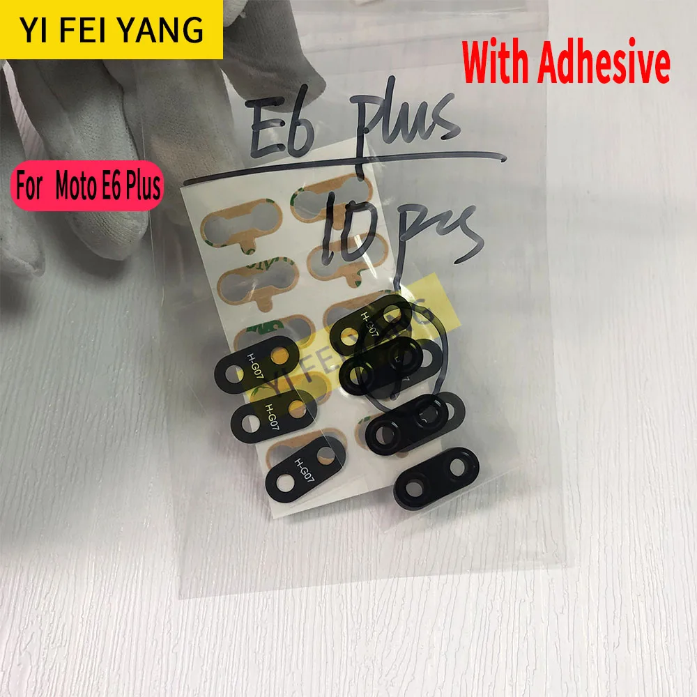 Задняя камера со стеклянным объективом для Motorola MOTO E4 E5 E6 Plus Play One Macro X4 10 шт