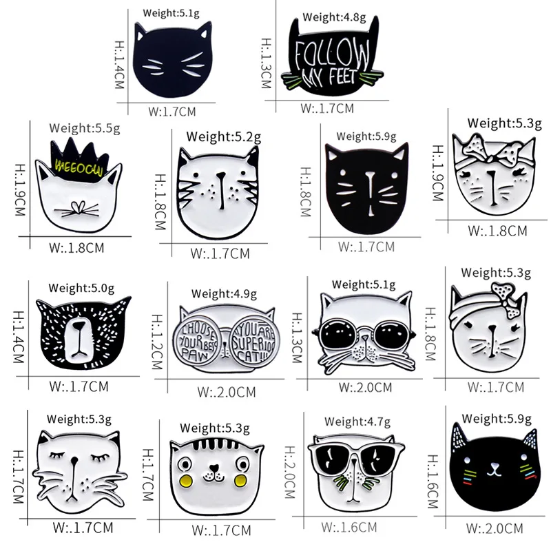 

Happy Cat Chicken Pet Animal Brooches Round Custom Brooches Lapel Pin For Friends Gift Adorable Family Members Enamel Pins