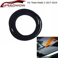 speedwow windshield roof wind guard noise lowering reduction seal kit quiet seal strip for tesla model3 2017 2019 285cm car part
