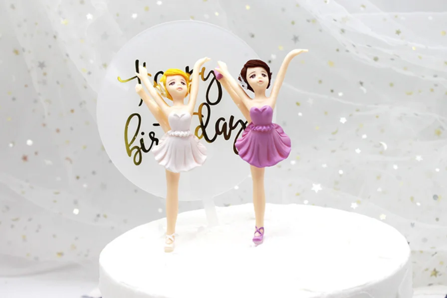 Пластиковый Топпер для торта в виде балерины 1 шт. | Дом и сад