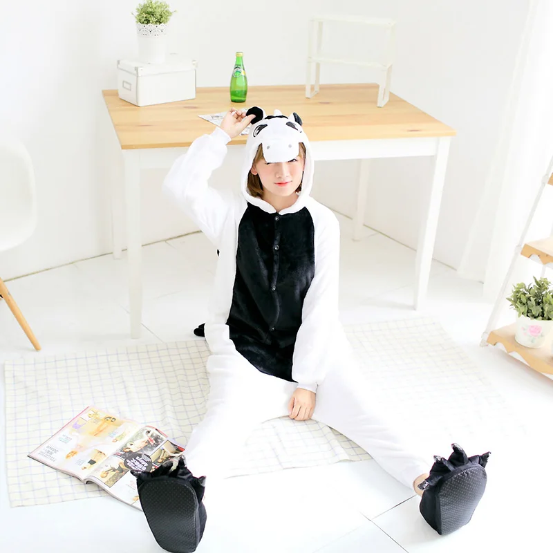 GOGONI &quotЕдинорог пижамы Onesie женские кугуруми панда зимняя Фланелевая пижама