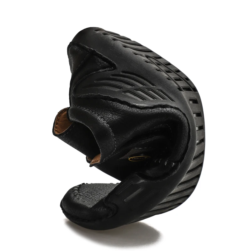 Туфли HUCDML мужские из натуральной кожи повседневные Мягкие Мокасины для вождения