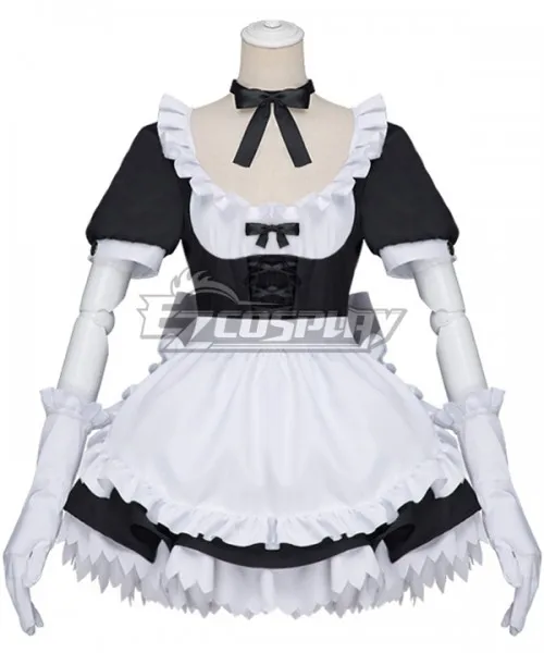 

Boku no Hero Akademia Himiko Toga Maid Dress Lolita Party Girls Dress Halloween Carnival Festival Set Cosplay Costume E001