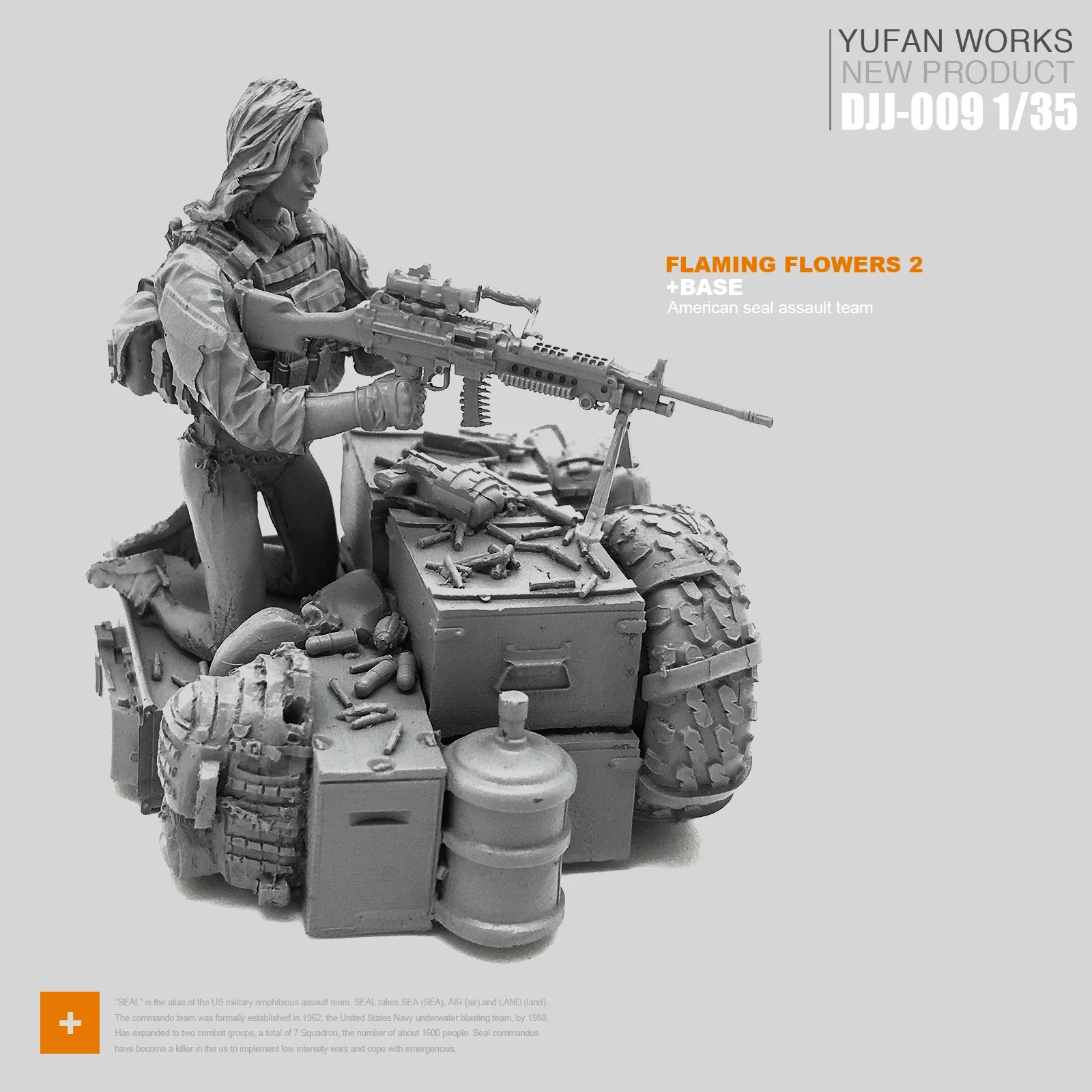 1/35 статуэтка в виде женский Солдат модель наборы самодельный DJJ-09 | Игрушки и