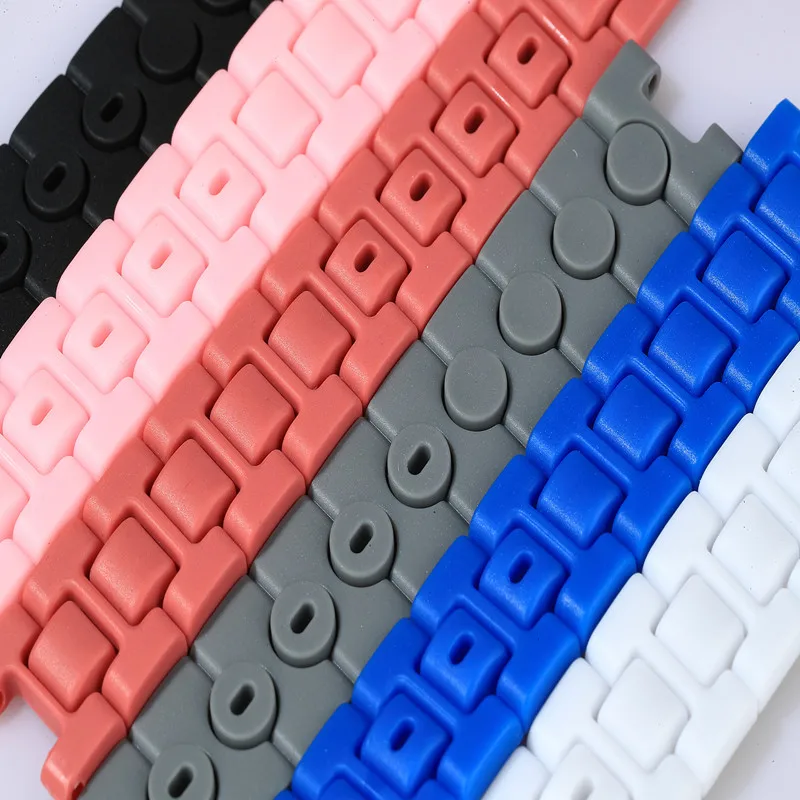 16mm Colorful Resin Rubber Watch Band Wholesale For Watch Resin Special Watchband