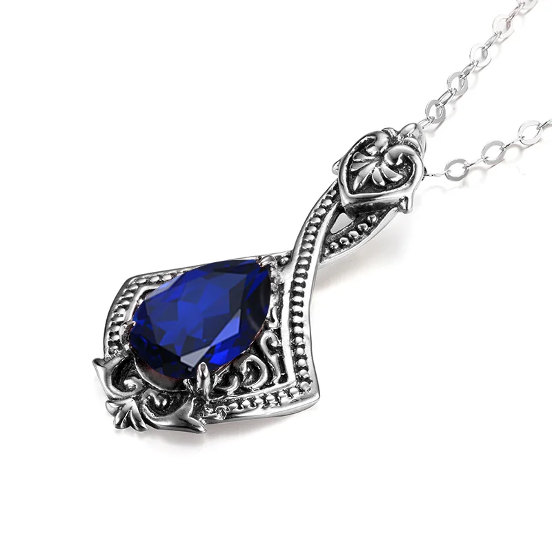 100% реальные 925 Серебряное ожерелье Подвески ювелирные украшения для женщин