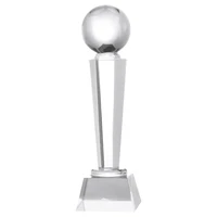 trophy creative stylish chic fashion quartz crystal soccer match trophy tournament honor trophy