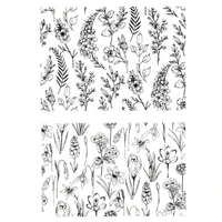 clear stamps flower campanula orchid scrapbooking material hook photo cards account rubber stamper transparent stamp sellos