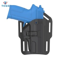 tege hot selling polymer military outdoor tactical sigsauer sp2022 leg holster 360 degree rotation adjustment