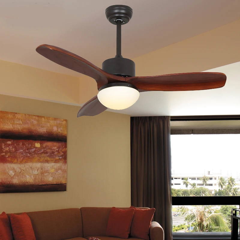 Деревянные потолочные вентиляторы для гостиной спальни лезвие декоративный