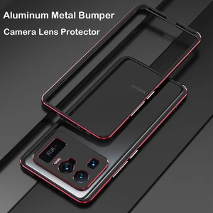 metal bumper case for xiaomi 11 ultra mix 4 poco f3 aluminum frame shockproof case redmi k40 pro gaming camera protector cover free global shipping