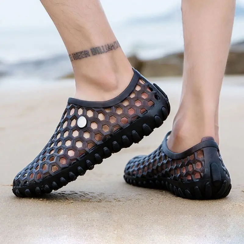 Удобная мужская обувь без шнуровки для отдыха Мягкие нескользящие легкие