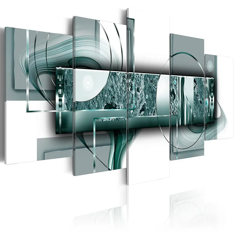 5 шт. современные абстрактные фотообои искусство Круги Печатные картины на