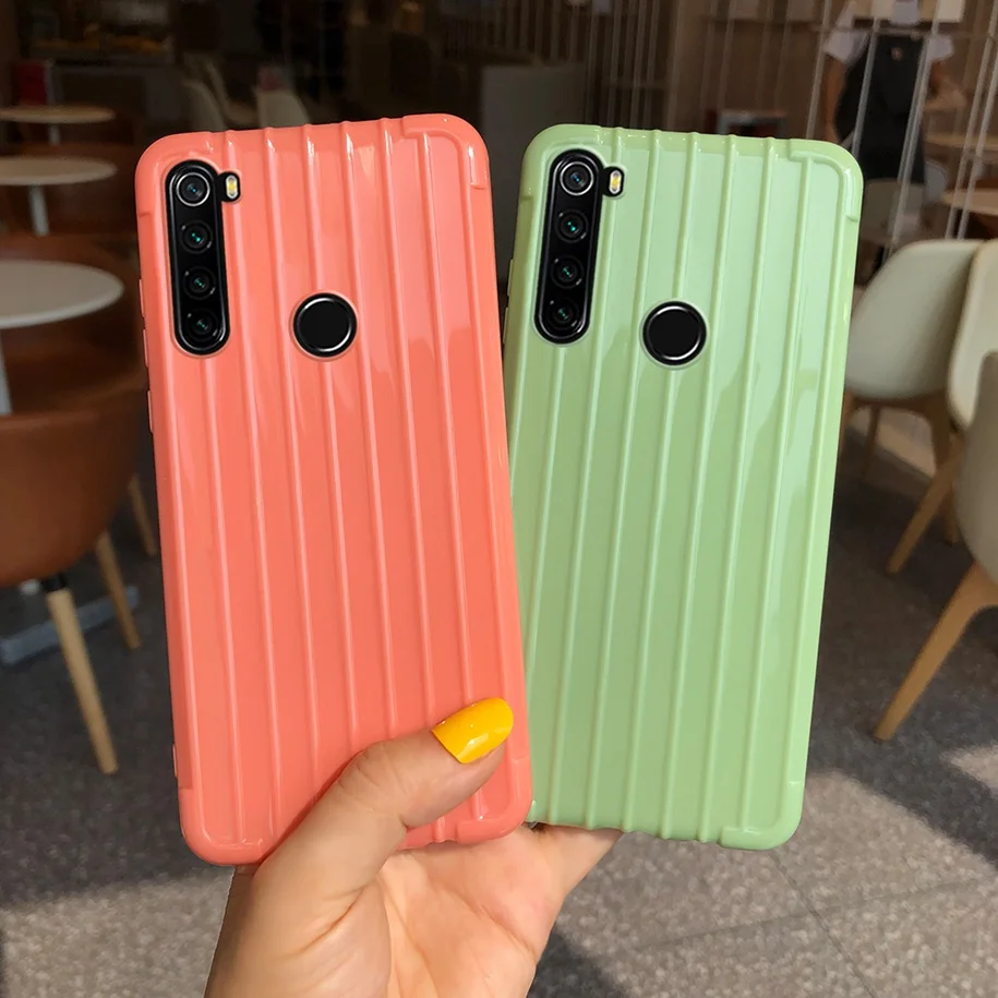 Чехол для Xiaomi Redmi Note 8 чехол Pro мягкий тонкий из ТПУ однотонный телефона на