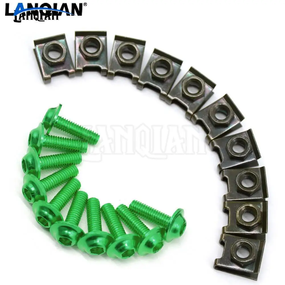 Лидер продаж 6 мм Мотоциклетные аксессуары обтекатели болты для корпуса ducati monster