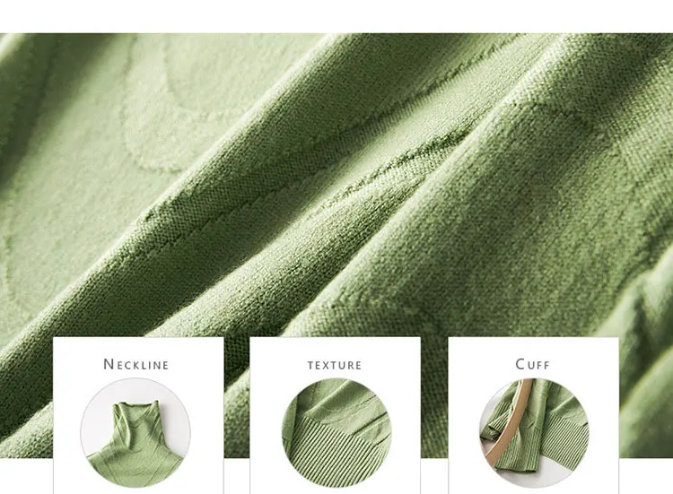 Шерхуре 2019 женский осенний свитер с длинным рукавом Шерстяной Вязаный Водолазка