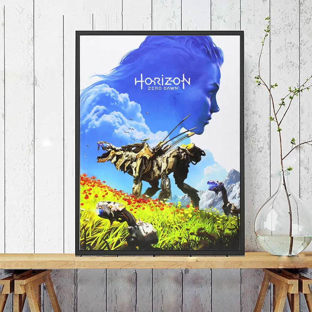 Horizon Zero Dawn художественные плакаты и принты для игр настенное искусство