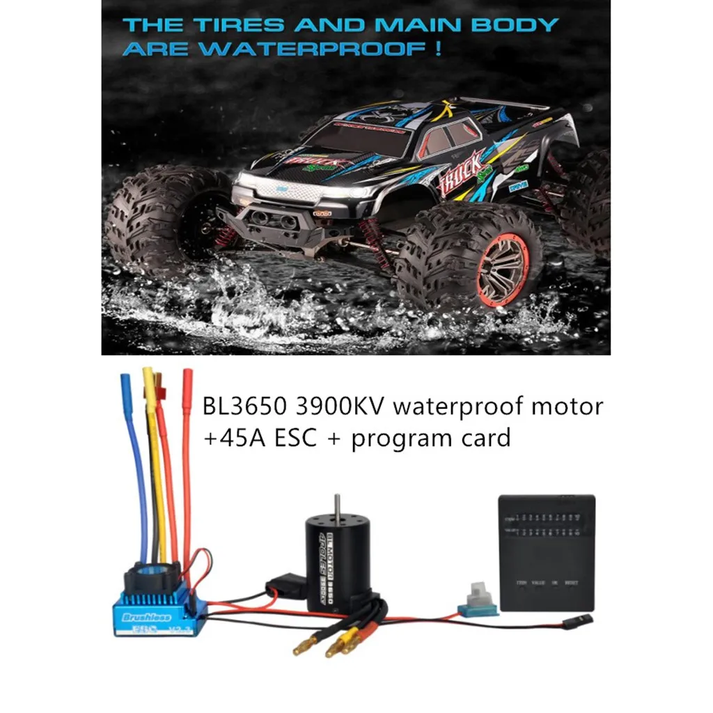 Водонепроницаемый 45/60/80/120A 3000KV Бессенсорный бесщеточный мотор 60A ESC с