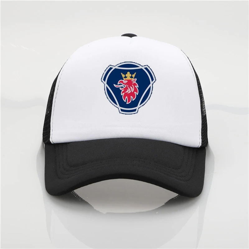 Scania печать шапка с сеткой грузовик головной убор для водителя бейсболка Мужская и wo мужская летняя Трендовая шапка новая молодежная Джокер Солнцезащитная шляпа пляжный козырек шляпа - Цвет: Зеленый