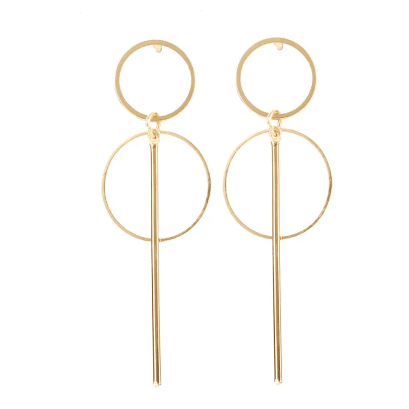 Новинка 2019 модные серьги в стиле панк минималистичные