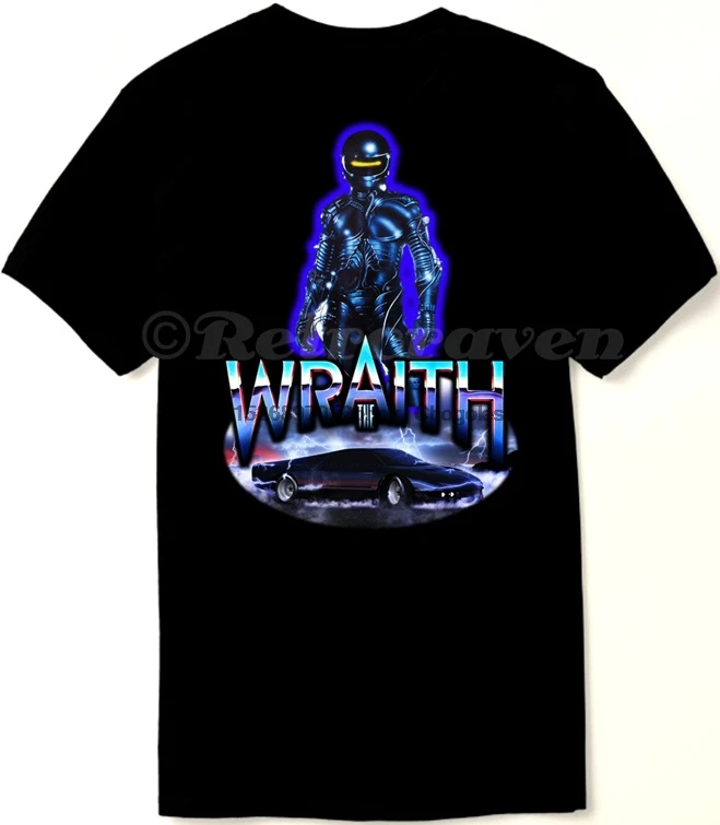 Футболка из фильма Wraith-приключения научной фантастики в стиле классики 80-х
