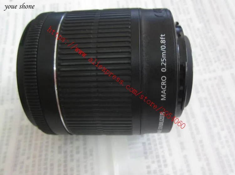 Запчасть для камеры EF S фирменнй переходник объектива Canon 18 55 мм 1:3.5 5 6 IS II объектив